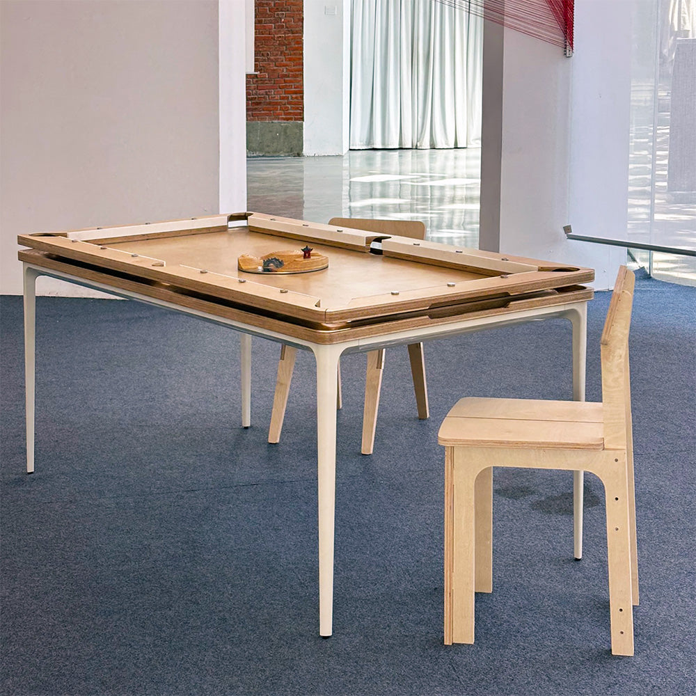 GEO 3-in-1 Pool, Dining & Table Tennis Combo Table – Multi-Function Game Table for Dining Room